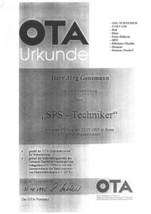 1995.10.31 Gensmann Jörg OTA SPS Techniker Kopie