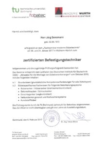 2017.02.08 Gensmann Jörg Würth Zertifizierter Befestigungstechniker Kopie